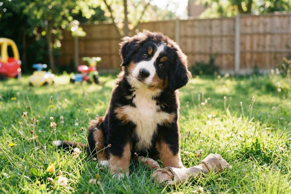 bernese mountain dog puppy​