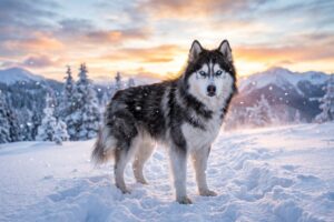 husky dogs and puppies​