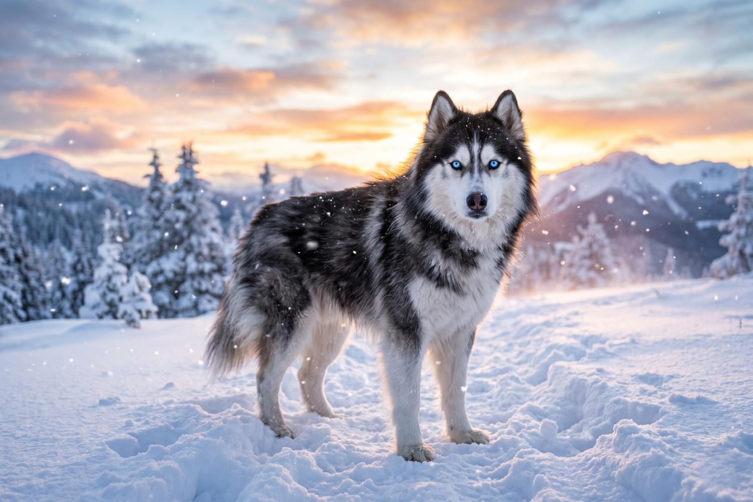husky dogs and puppies​
