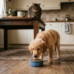 can puppies eat cat food