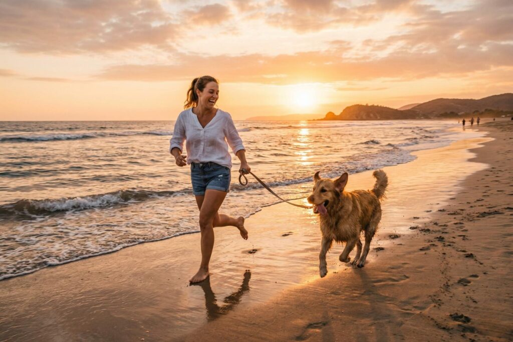 beachfront dog friendly