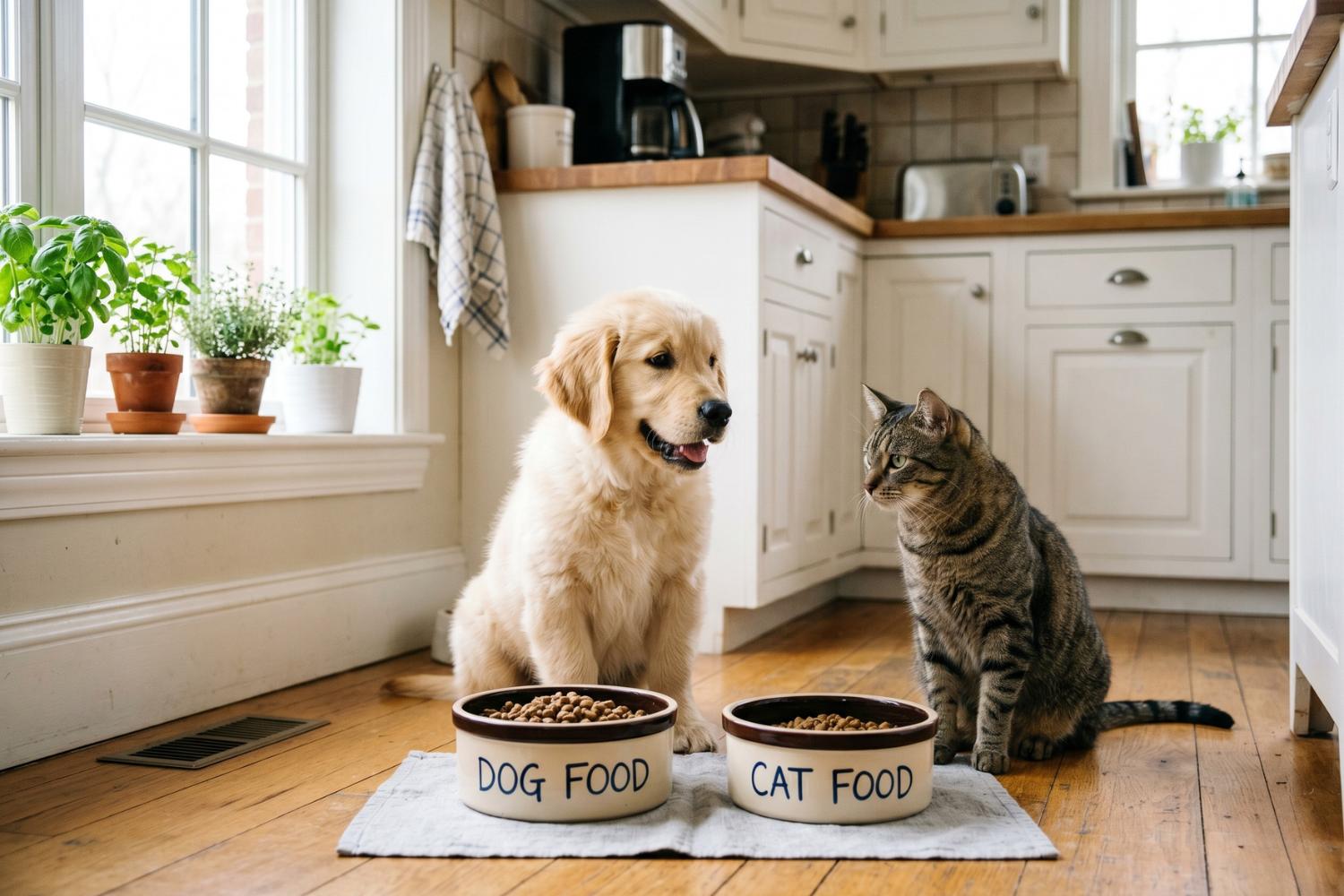 can puppies eat cat food​