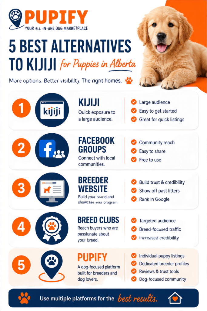 Best Alternatives to Kijiji for Puppies in Alberta