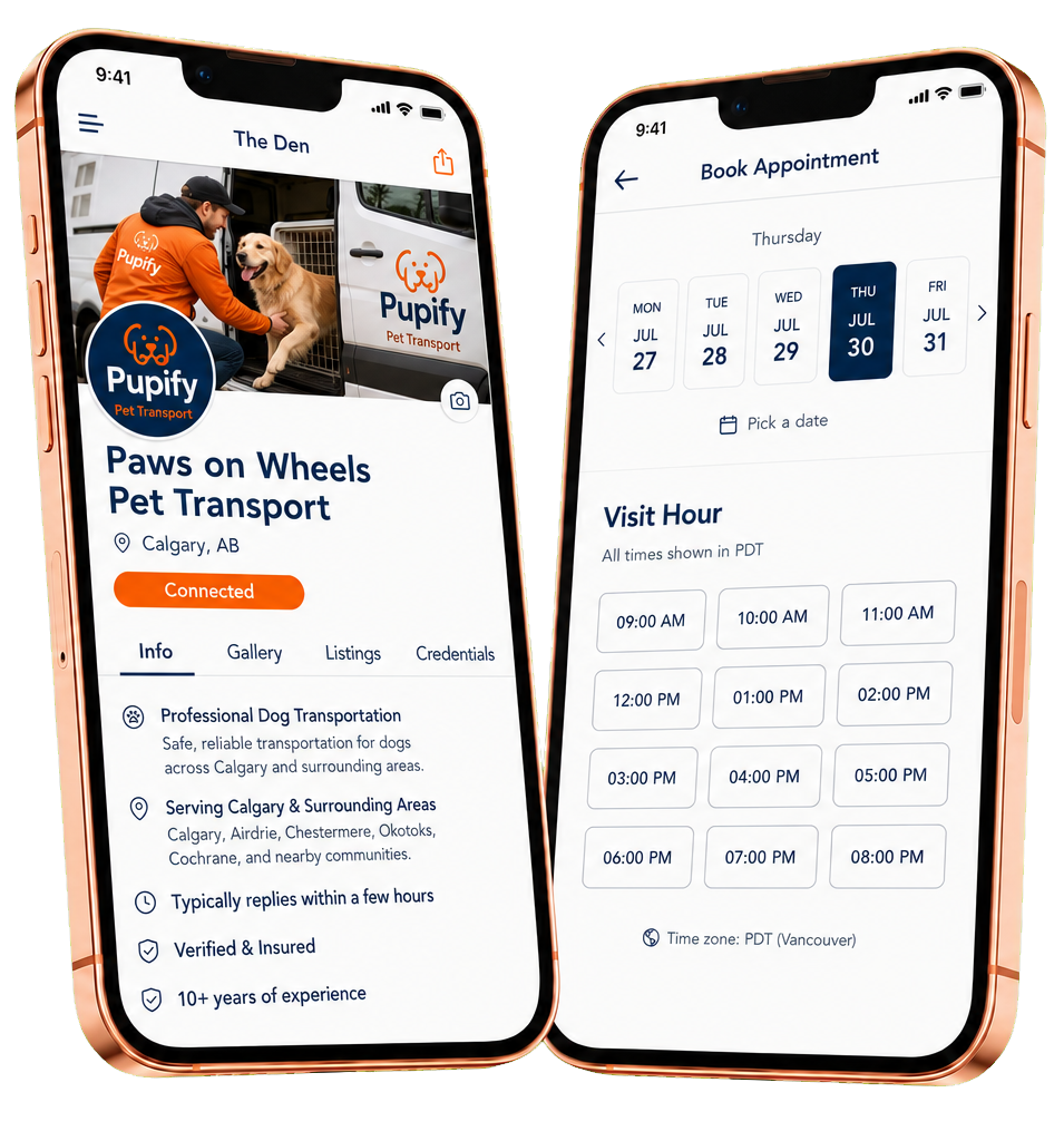 Advertise your dog transportation business